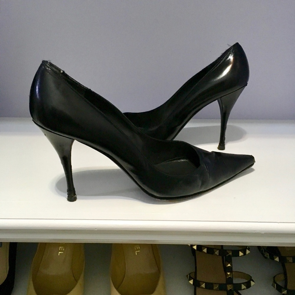👠👠Stuart Weitzman  4 inch, black, heels  8 1/2